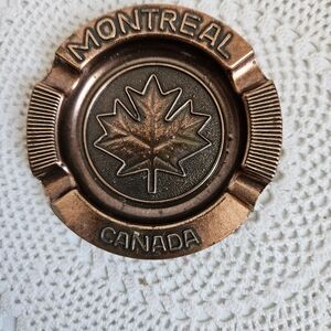 Vintage Copper Ashtray,Montreal, Canada